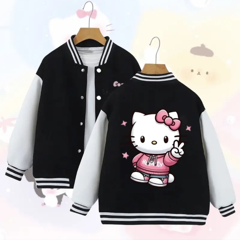 Hello Kitty Black and White Kids Hoodie